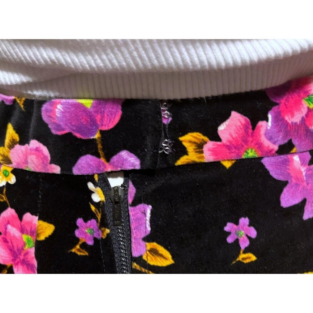 Vintage Handmade Velvet Maxi Skirt XS Psychedelic Hippie Boho Fairy Grunge - Picture 6 of 6